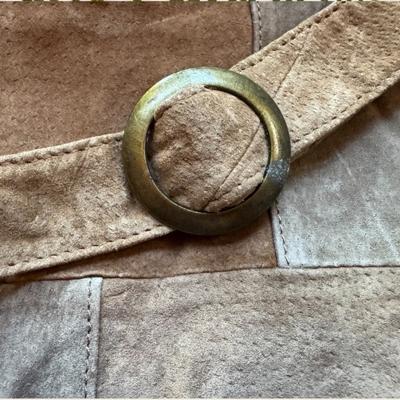 LIZDEN Genuine Leather Patchwork Shoulder Bag – One Size - Picture 6 of 10